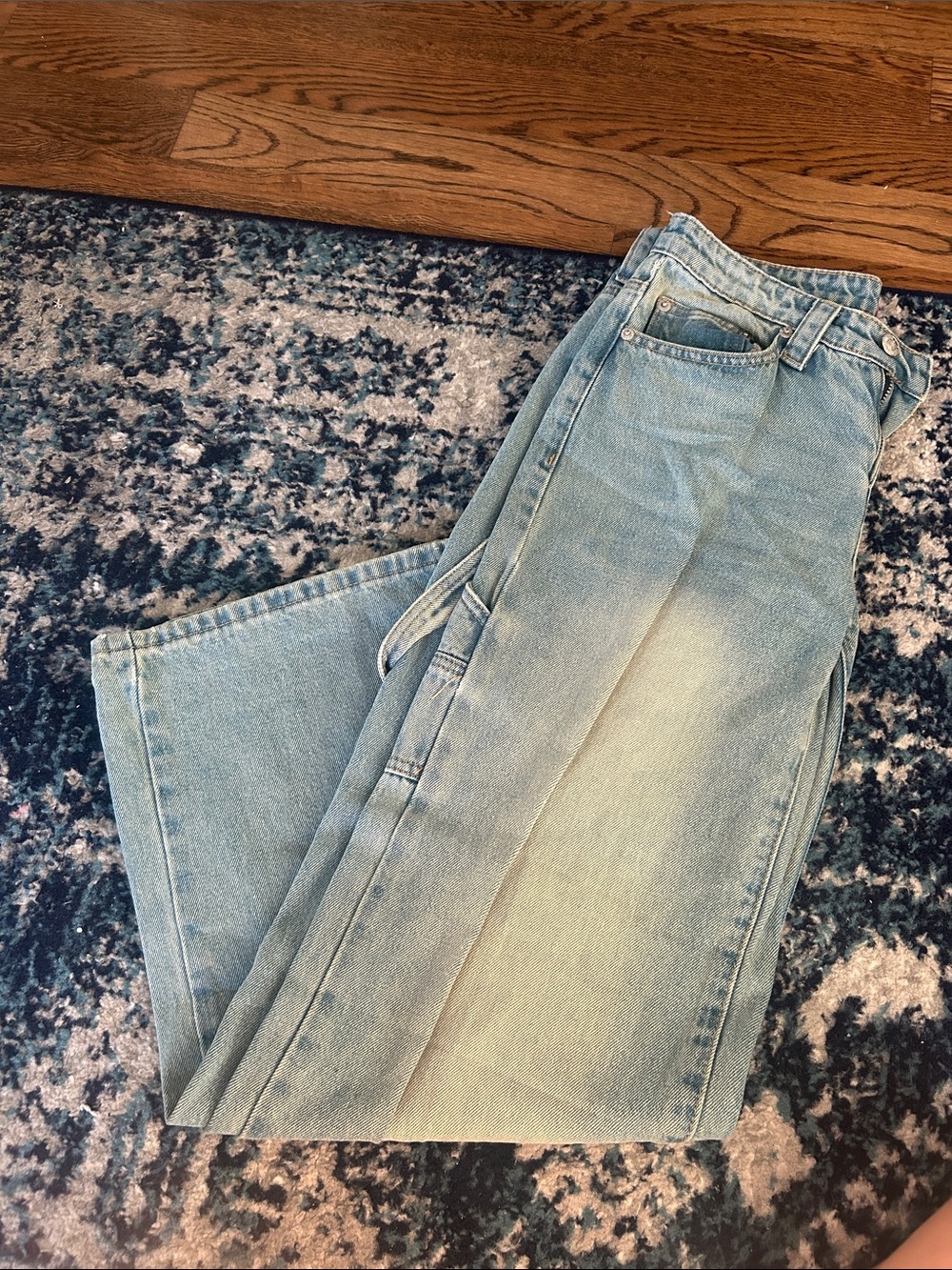 Edikted blue washed jeans